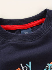 Baby Boys Cartoon Print Sweatshirt for Spring and Autumn