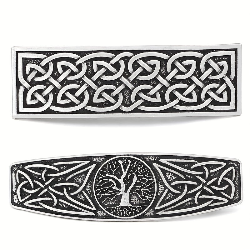 Vintage Viking Celtic Hair Clip Barrette Women Hair Head Jewelry