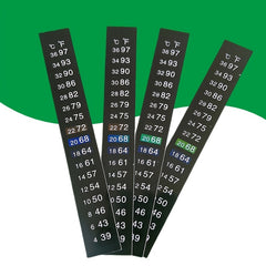 4 Pack Aquarium Thermometer Stickers Easy Accurate Fish Tank Temperature Monitor