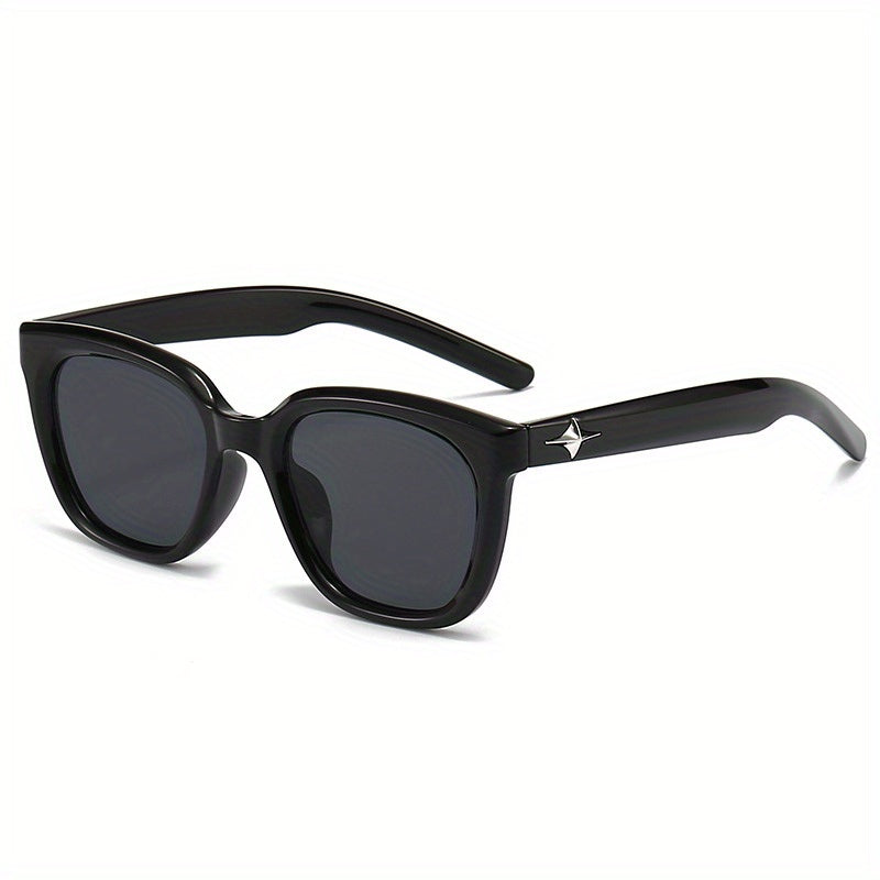 Y2K Square Sunglasses Punk Star Charm Anti Glare Glasses UV400