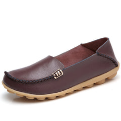 Soft & Comfortable Peas Shoes Lightweight Moccasin Penny Loafer Women's Footwear
