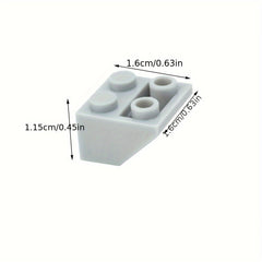 50pcs Building Blocks 2x2 Thick Bricks Compatible with 3660 Roof 45 Inverted Slo