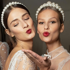 3pcs Faux Pearl Headband Hair Accessories for Wedding Party