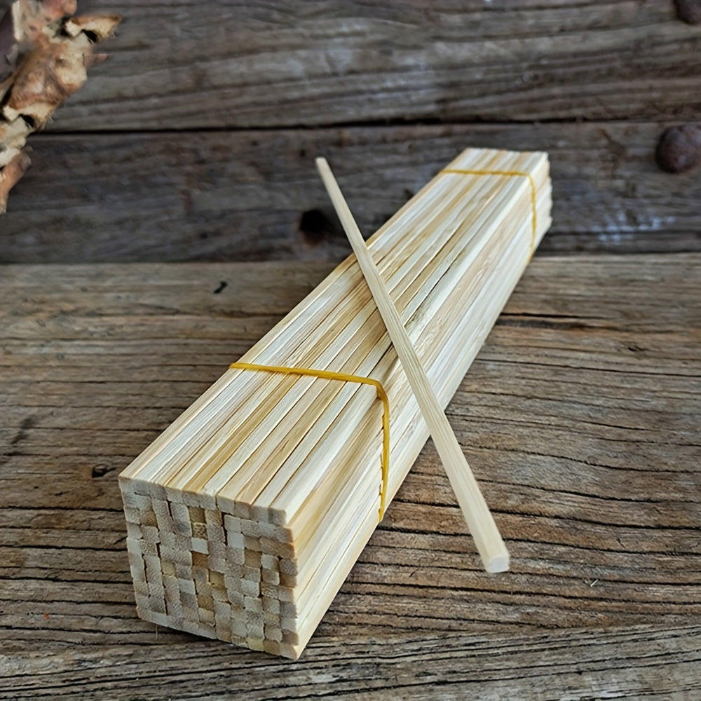 10pcs 11.81in Bamboo Strips for DIY Model Building Construction