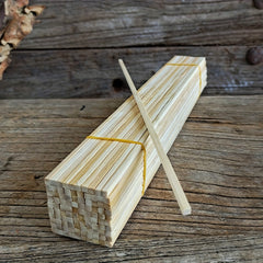 10pcs 11.81in Bamboo Strips for DIY Model Building Construction