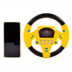 Kids Driving Simulator Steering Wheel Toy Suction Cup Mount