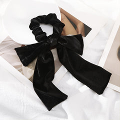 Velvet Bow Hair Rubber Bands Knot Large Hair Tie Ponytail Hair Ropes