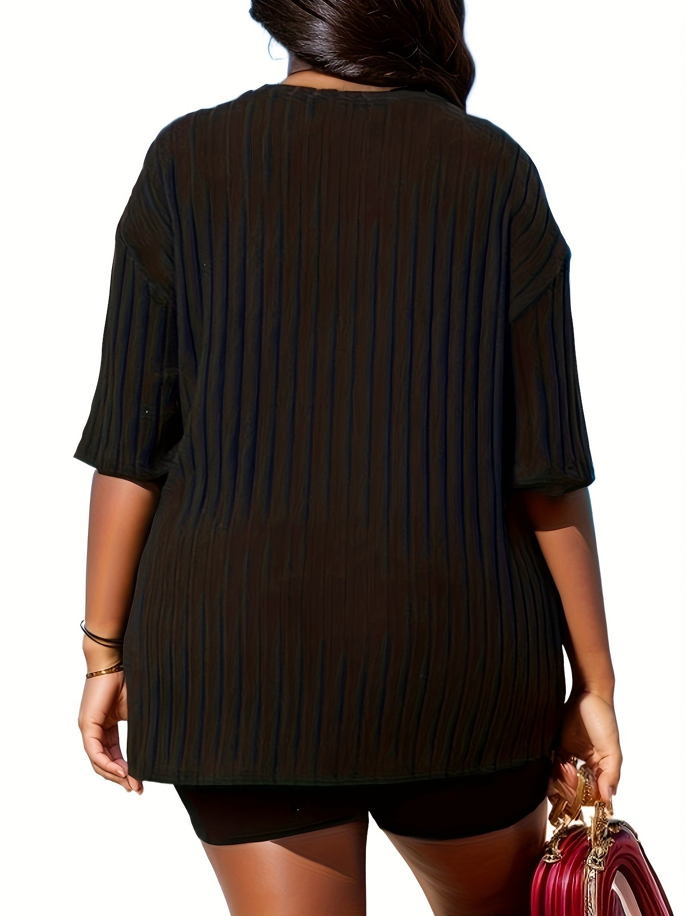  Ribbed Top & Shorts 2 Piece Set