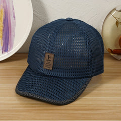 Summer Mesh Breathable Baseball Cap Sport Trucker Hat Quick Dry Full Mesh