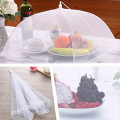Foldable Mesh Food Cover Anti-mosquito Table Cover Household Meal Cover