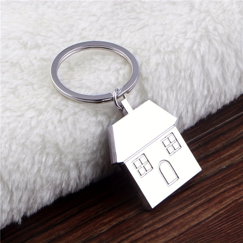House Shaped Keychain Keyring Bag Pendant Gift For Both Men and Women