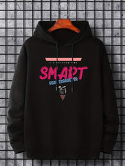 Men's Graphic Pullover Hoodie with Kangaroo Pocket