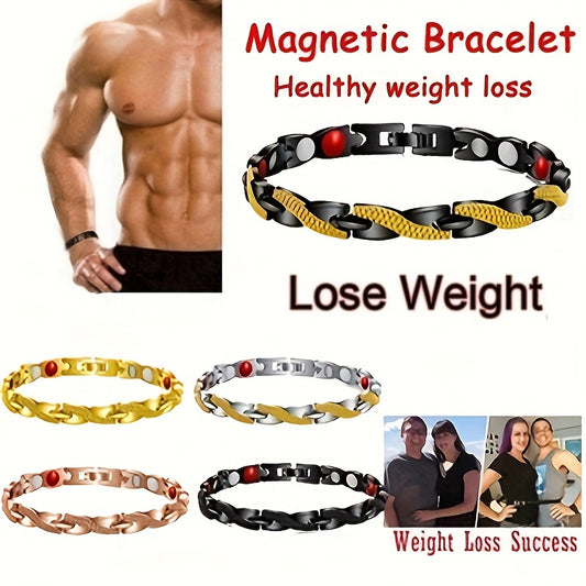 Men's Magnetic Bracelet with Healing Therapy
