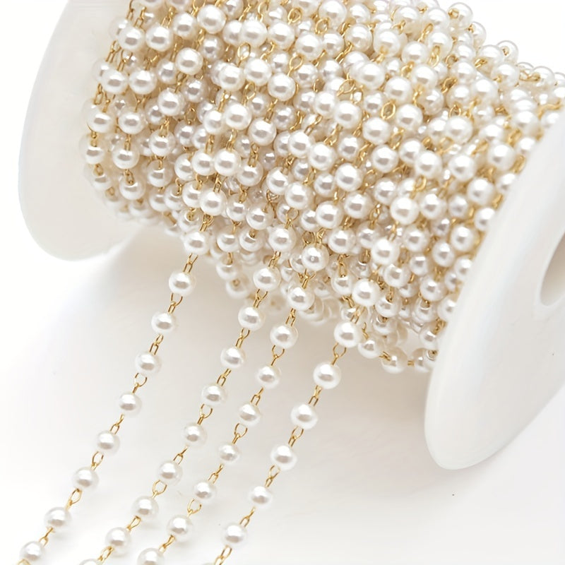 Pearl Copper Plated Chain DIY Accessories Jewelry Material Pack