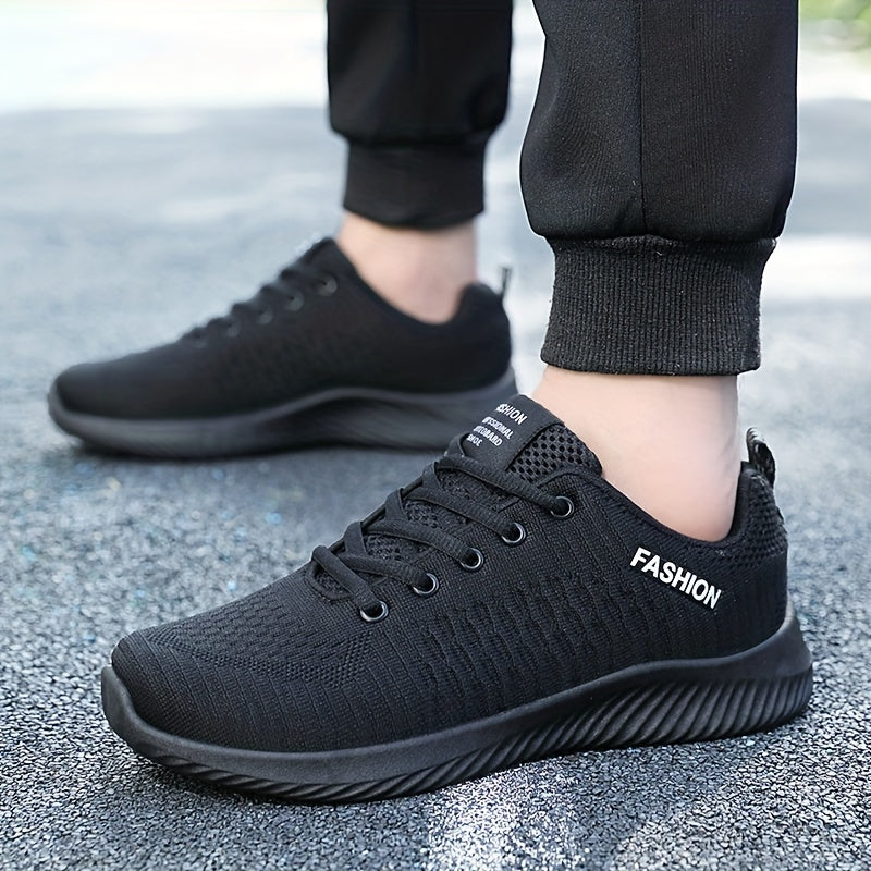 Men's Lightweight Running Shoes with Front Lace Up