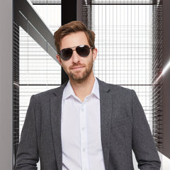 OUWEN Aviator Sports Men's Sunglasses Metal Frame UV Protection VF2202