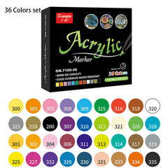 Acrylic Paint Pens Brush Marker Pen - DIY Art Making Supplies