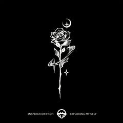 Rose In Starry Night Waterproof Tattoo Sticker