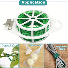 2pcs 100m Garden Twist Tie Wire for Outdoor Camping