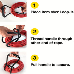 55 88 Cm Storage Straps for Extension Cords Vacuum Hoses Air and Water Hoses