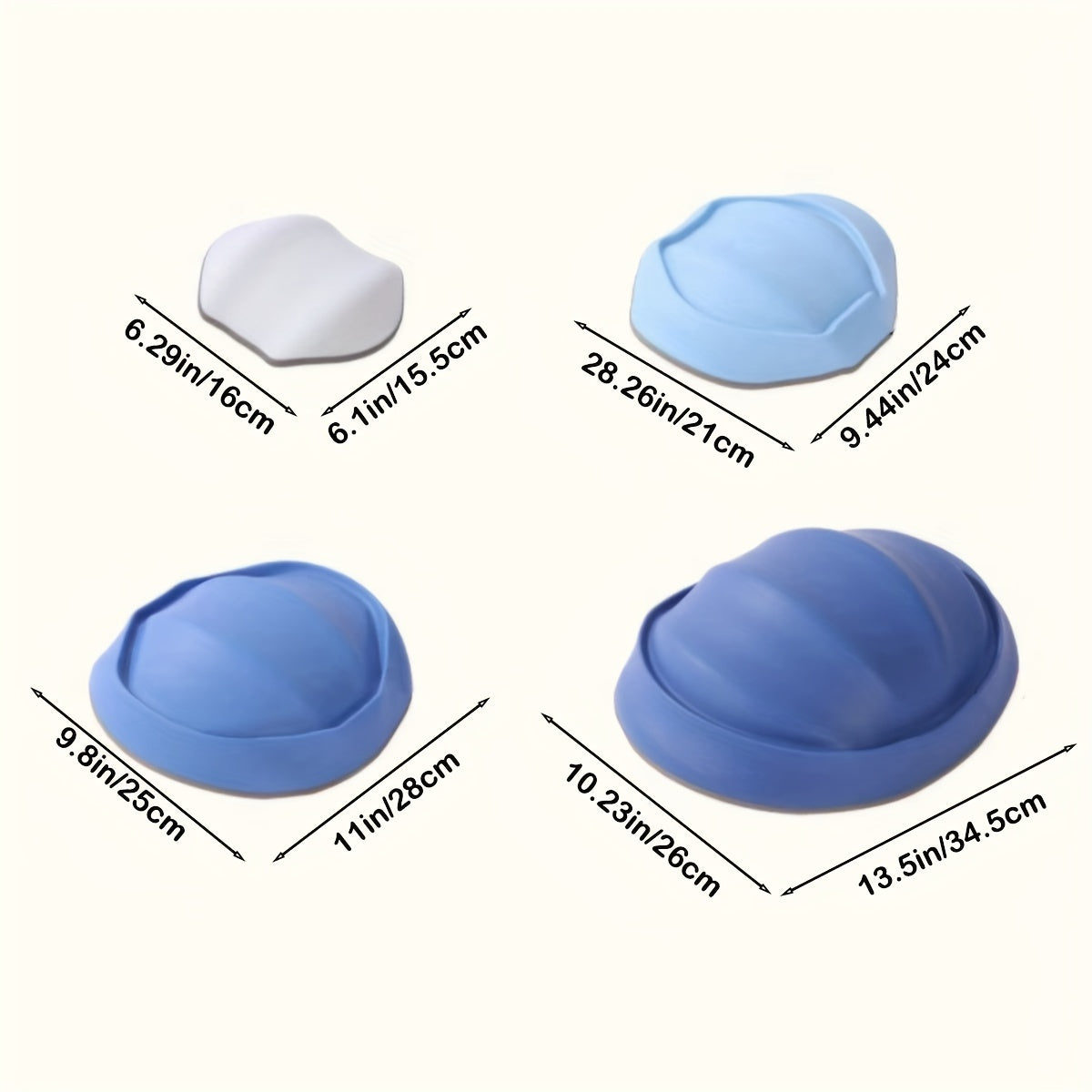 4pcs Anti Slip Swing River Crossing Stones Children's Outdoor Stepping Stones