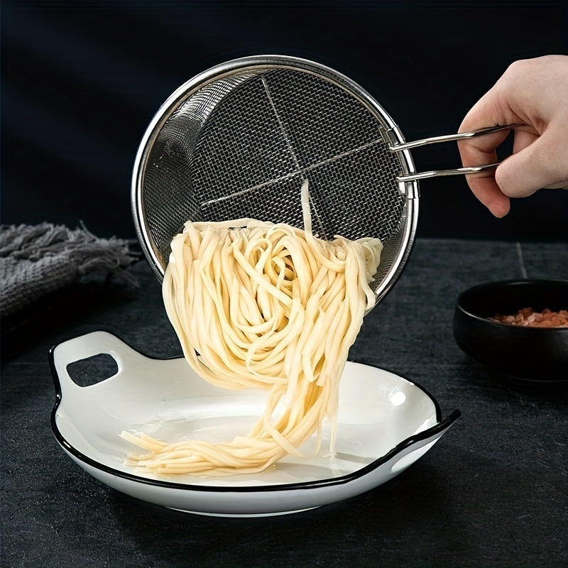 304 Stainless Steel Frying Basket Kitchen Steam Rinse Strain