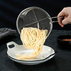 304 Stainless Steel Frying Basket Kitchen Steam Rinse Strain