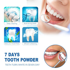 Mint Fresh Teeth Whitening Powder Tartar Oral Care Breath Freshener