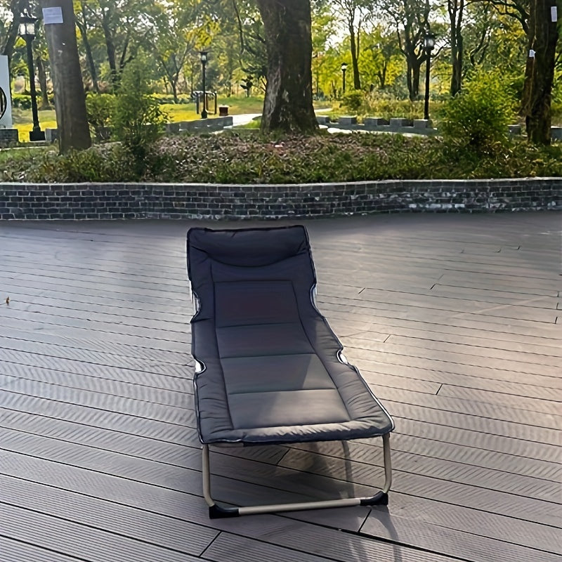 Outdoor Folding Bed, Single Bed for Office Nap and Camping