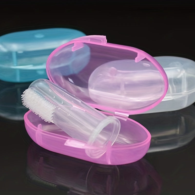 3pcs Transparent Pet Toothbrushes For Dogs Cats Small Pets