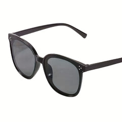 Square Sunglasses Rivet Decor Anti Glare UV400