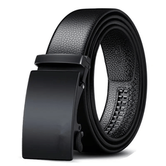 Men's Adjustable Business Belt with Sliding Buckle