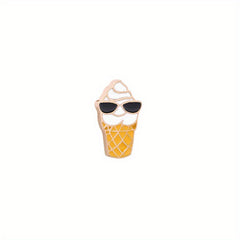 Cactus Ice Cream Enamel Pin Brooch Clothing Accessories