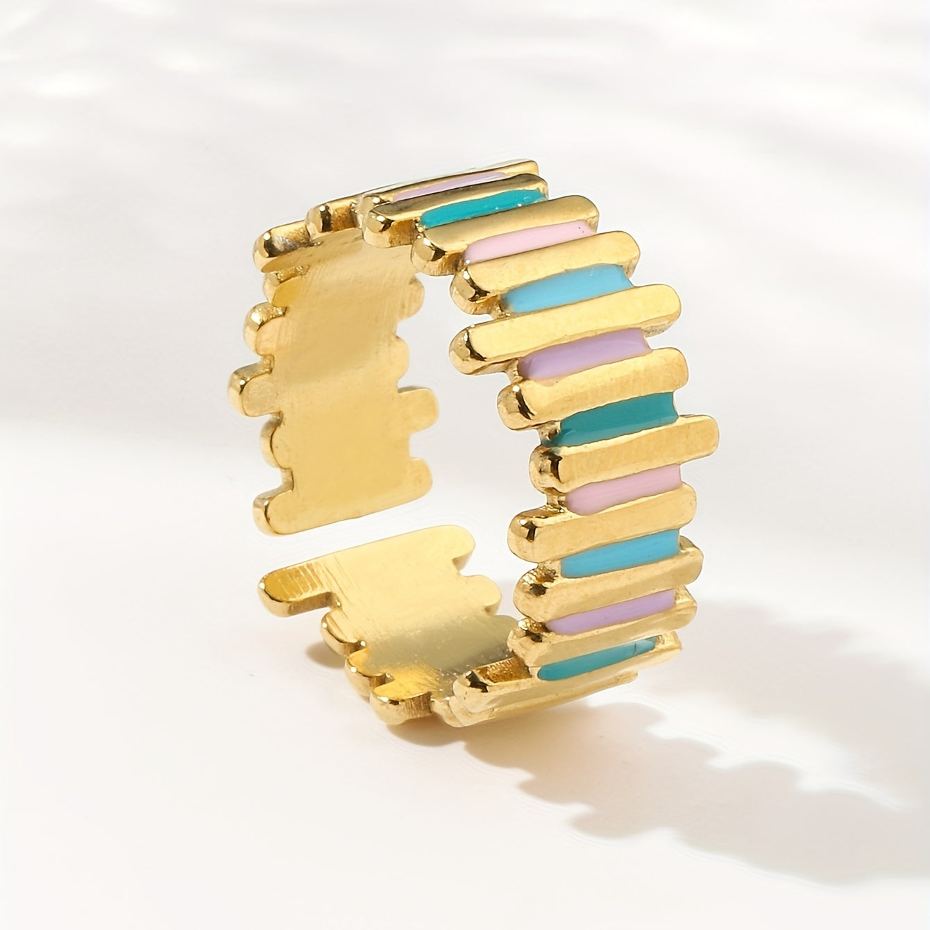 Stainless Steel Stylistic Ring W001