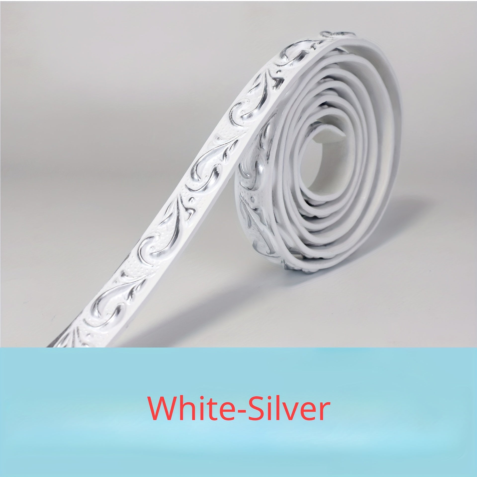 3D Self Adhesive Soft Line Baseboard Ceiling Trim Line Wall Molding Sticker