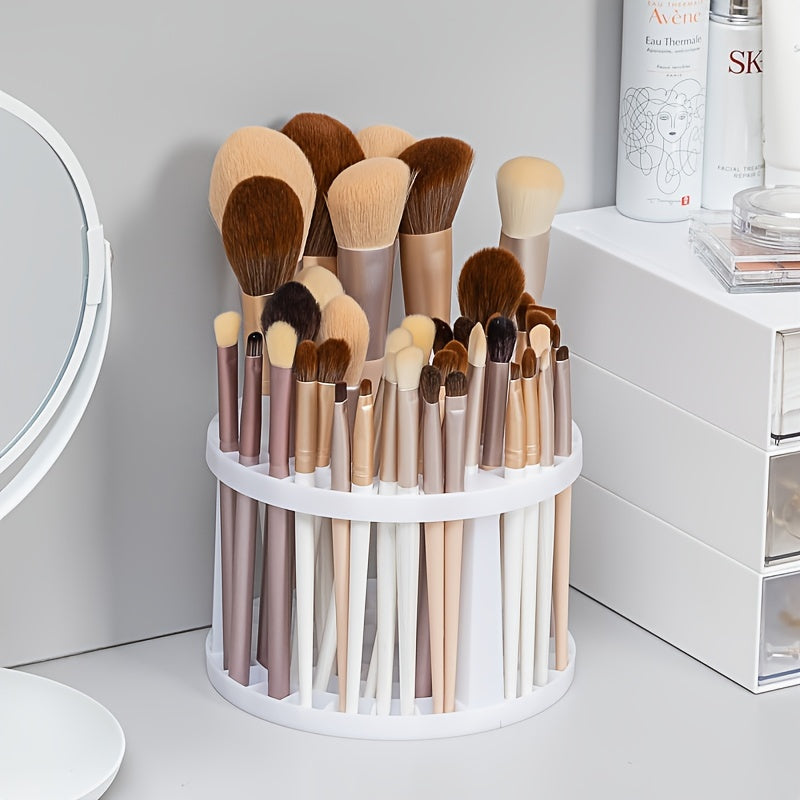 Makeup Brush & Lipstick Holder Bathroom Organizer