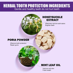 Purple Tooth Whitening Powder for Brighter Smiles