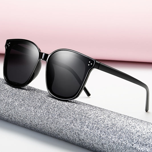 Oval Large Frame Sunglasses UV Protection Shades Eyeglasses