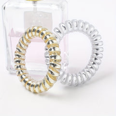 High Elasticity Resin Spiral Hair Tie Set