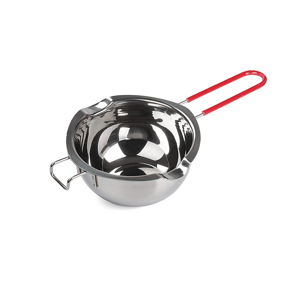 Stainless Steel Double Wall Steamer - 400ml - Heat Resistant Handle