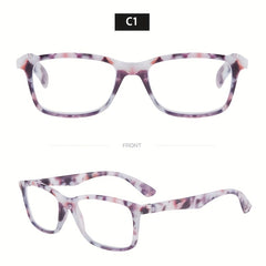 Square Tortoiseshell Reading Glasses Retro Readers HD Presbyopic Glasses