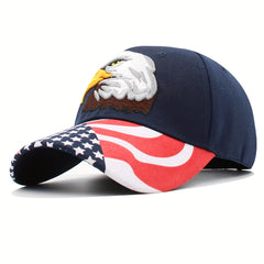 American Flag Baseball Cap Eagle Embroidery Unisex Sun Hat