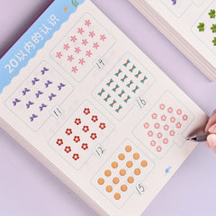 Pre K Math Workbook Set Age 3-6 Number Writing Counting Addition Subtraction