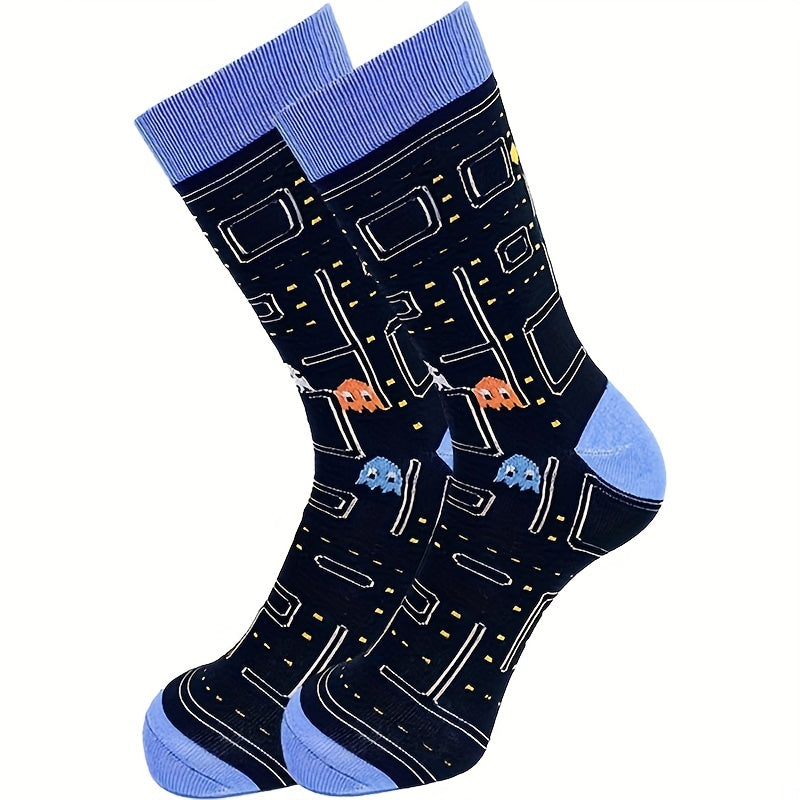 Kids Boys Horror Cartoon Dog Crew Socks