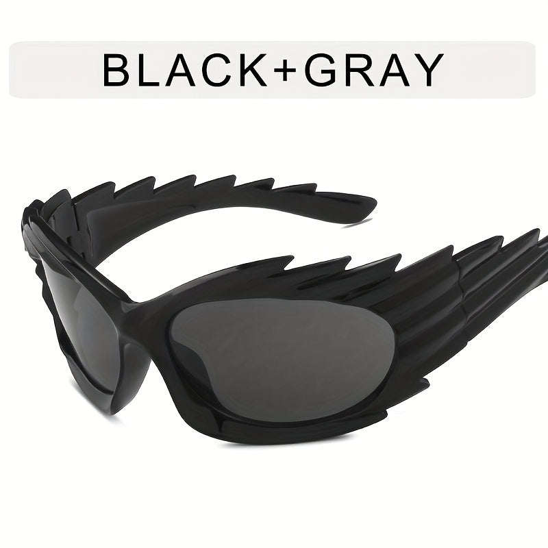Y2K Wrap Around Sunglasses UV400 Protection
