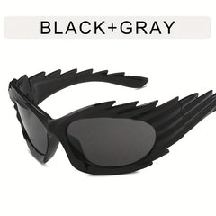 Y2K Wrap Around Sunglasses UV400 Protection