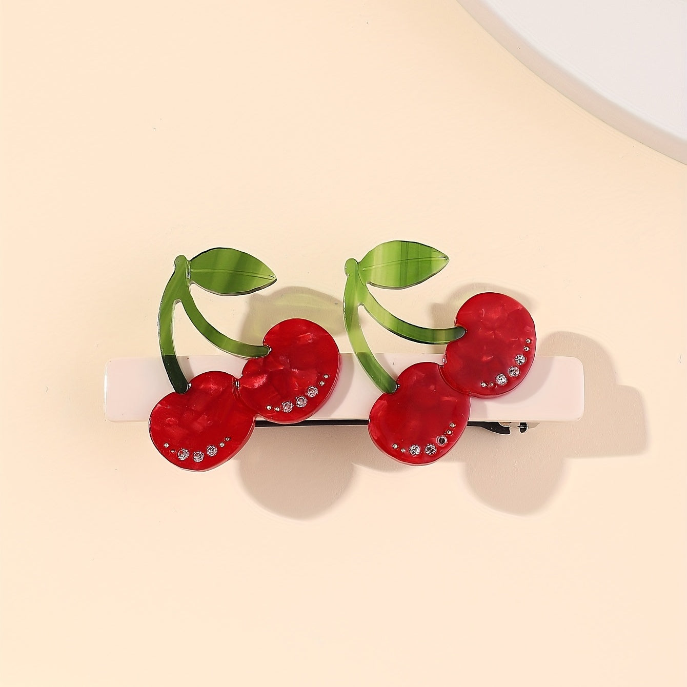 Sweet Cherry Barrette Hair Clip For Girls Women Spring Side Bang Hair Clip