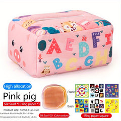 Baby Tissue Box Sensory Toy with Pleated Toys