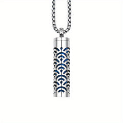 Aromatherapy Diffuser Necklace Stainless Steel Box Style