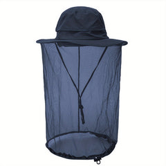 Mosquito Head Net Hat for Fishing Hiking Travel Outdoor Sun Hat
